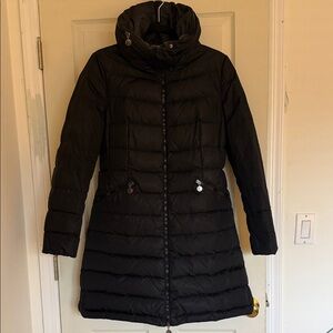 MONCLER GIE HOODED LONG DOWN JACKET